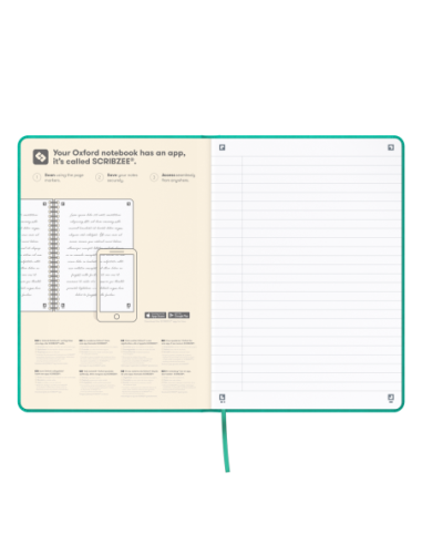 400154941-5,Caiet oxford signature a5 80f scribzee pefc dictando diverse culori pastel - Set 5