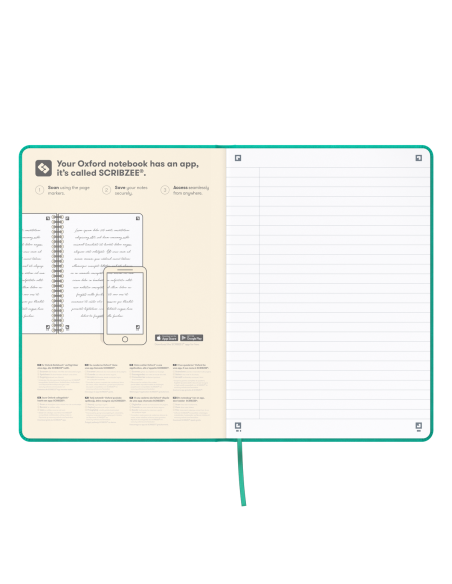 400154941-5,Caiet oxford signature a5 80f scribzee pefc dictando diverse culori pastel - Set 5