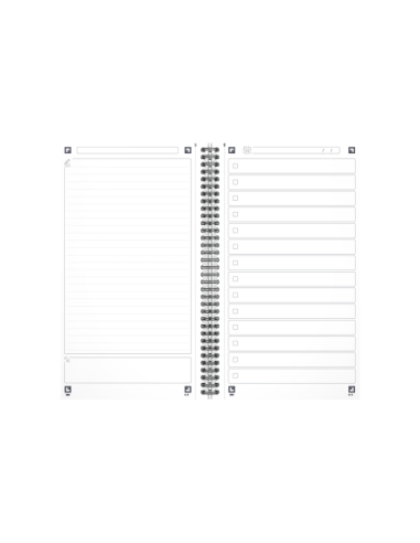 400163485-5,Task manager oxford zilnic 14.1x24.5cm 115f spira scribzee ecolabel dictando albastru inchis - Set 5