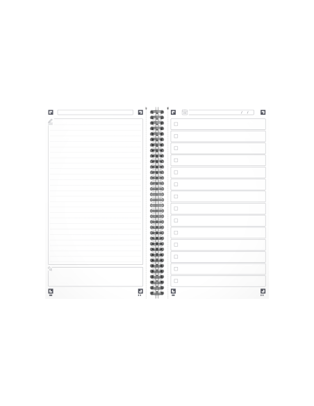400163485-5,Task manager oxford zilnic 14.1x24.5cm 115f spira scribzee ecolabel dictando albastru inchis - Set 5