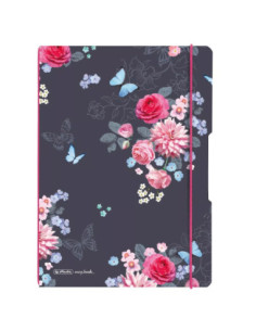 9493970,Caiet my.book flex a4 2x40f 80g/mp velin pp ladylike flowers