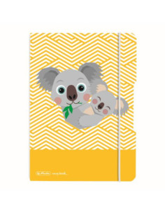 9492010,Caiet my.book flex a5 40f 80g/mp dictando cute animals koala elastic gri