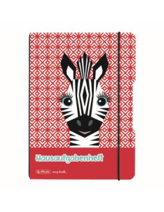9492030,Caiet my.book flex a5 40f 80g/mp dictando cute animals zebraelastic negru