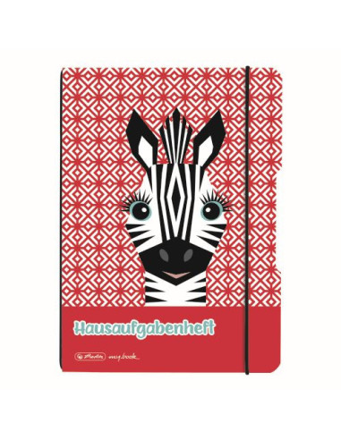 9492030,Caiet my.book flex a5 40f 80g/mp dictando cute animals zebraelastic negru