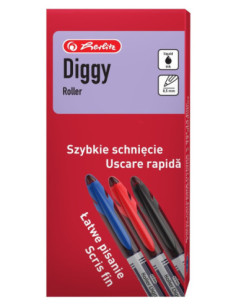 400197886,Roller liquid ink diggy 0.5mm negru set12