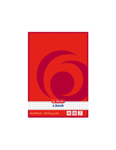 0717538-10,Bloc notes a5 50f patratele x.book - Set 10