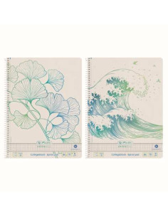 50033478-5,Caiet a4 70f spira patratele blue angel wave greenline - Set 5