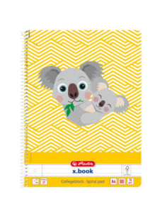 50039227-5,Caiet a4 80f spira dictando cute animals koala - Set 5