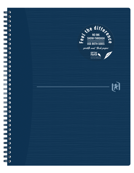400150007-5,Caiet oxford origins a4+ 70f spira scribzee ecolabel patratele albastru inchis - Set 5