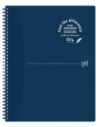 400150007-5,Caiet oxford origins a4+ 70f spira scribzee ecolabel patratele albastru inchis - Set 5