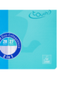 400101422,Caiet oxford touch duo a4+ 80f scribzee ecolabel dictando+patratele albastru aqua