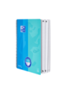 400101422,Caiet oxford touch duo a4+ 80f scribzee ecolabel dictando+patratele albastru aqua