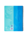 400101422,Caiet oxford touch duo a4+ 80f scribzee ecolabel dictando+patratele albastru aqua