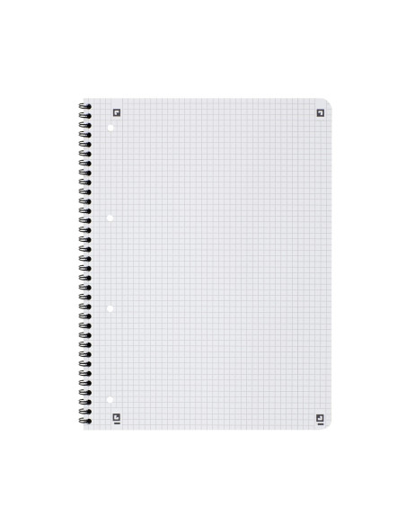 400101422,Caiet oxford touch duo a4+ 80f scribzee ecolabel dictando+patratele albastru aqua