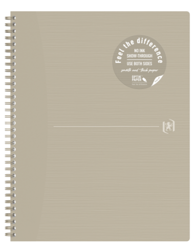 400150009-5,Caiet oxford origins a4+ 70f spira scribzee ecolabel patratele bej - Set 5