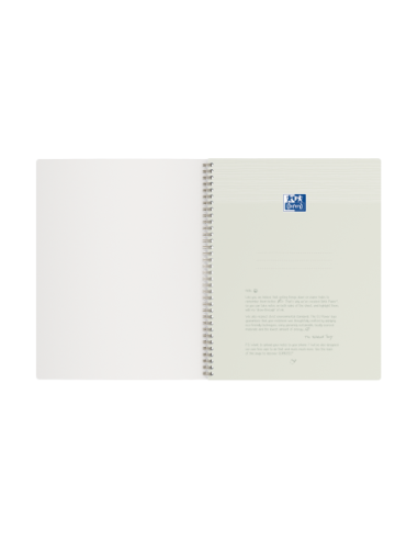 400150004-5,Caiet oxford origins a4+ 70f spira scribzee ecolabel dictando bej - Set 5