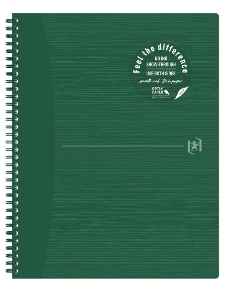 400150010-5,Caiet oxford origins a4+ 70f spira scribzee ecolabel patratele verde - Set 5