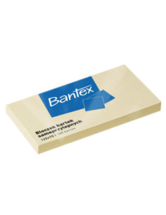 400086388-12,Bloc notite adezive bantex post it 125x75mm 100f galben - Set 12
