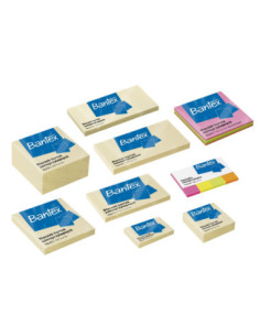 400086388-12,Bloc notite adezive bantex post it 125x75mm 100f galben - Set 12 2