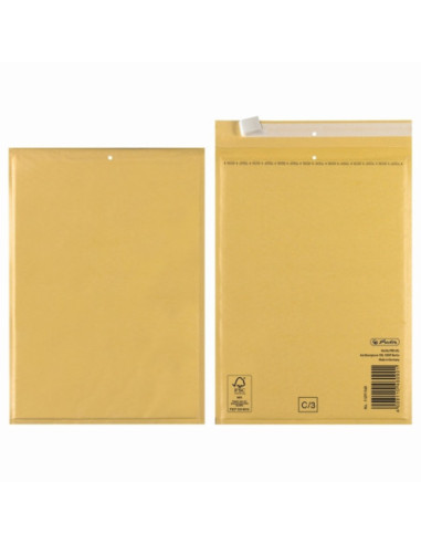 0793505-10,Plic cu alveole 170x220mm int 150x210mm autoadeziv set10 maro