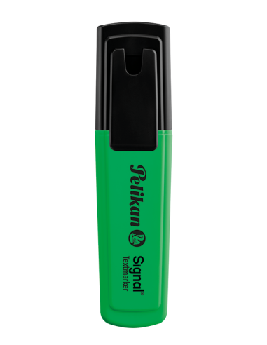 803588-1-10,Textmarker signal verde fluorescent - Set 10