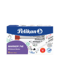 817998-10,Marker whiteboard 741 rosu - Set 10