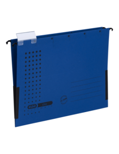 100552102-25,Dosar suspendat cu burduf elba ultimate a4 330f 240g/mp blue angel albastru inchis - Set 25