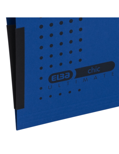 100552102-25,Dosar suspendat cu burduf elba ultimate a4 330f 240g/mp blue angel albastru inchis - Set 25