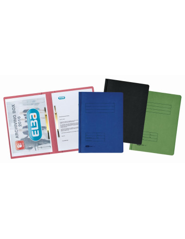 100421220-50,Dosar sina elba smart a4 200f 320g/mp blue angel mecanism dublu albastru - Set 50
