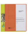 100551881-50,Dosar capse elba smart eyelet a4 1/2 250g/mp portocaliu - Set 50