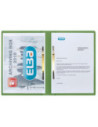 100421221-50,Dosar sina elba smart a4 200f 320g/mp blue angel mecanism dublu verde - Set 50