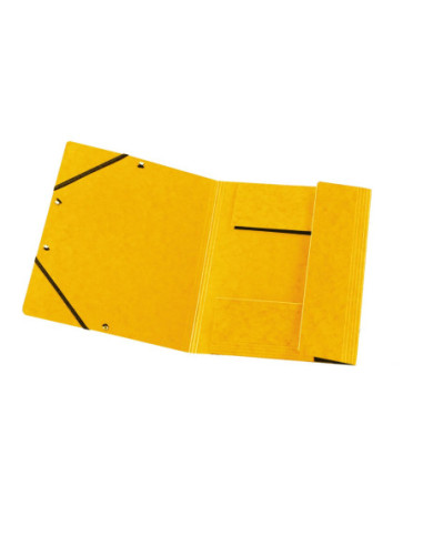 10843886-25,Dosar carton plic a4 inchidere elastic galben - Set 25