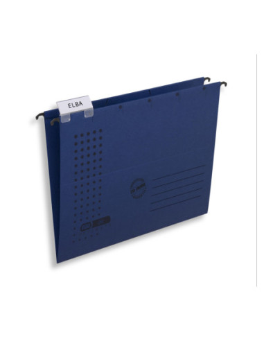 100552086-25,Dosar suspendat simplu elba ultimate a4 330f 240g/mp blue angel albastru inchis - Set 25