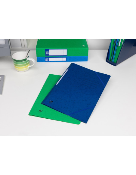 400116325-10,Dosar mapa oxford topfile a4 200f pefc albastru inchis - Set 10