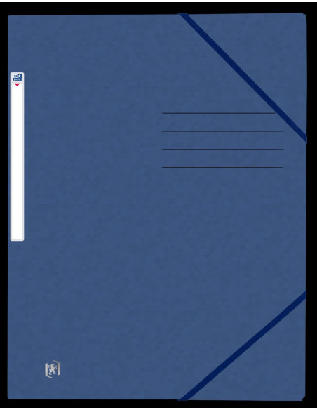 400116325-10,Dosar mapa oxford topfile a4 200f pefc albastru inchis - Set 10