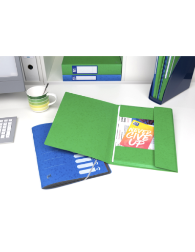 400116355-10,Dosar mapa oxford topfile a4 200f pefc verde - Set 10