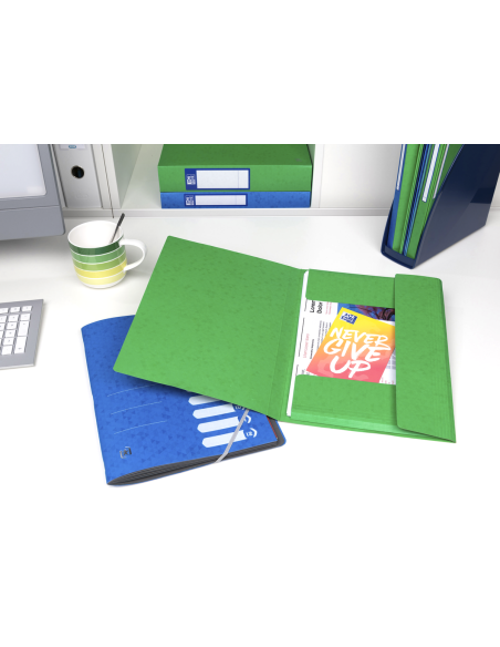 400116355-10,Dosar mapa oxford topfile a4 200f pefc verde - Set 10