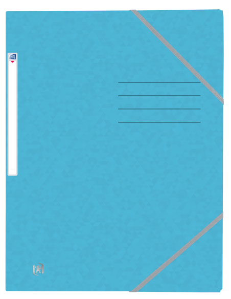 400116323-10,Dosar mapa oxford topfile a4 200f pefc turcoaz - Set 10