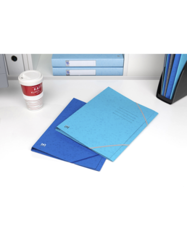 400116323-10,Dosar mapa oxford topfile a4 200f pefc turcoaz - Set 10