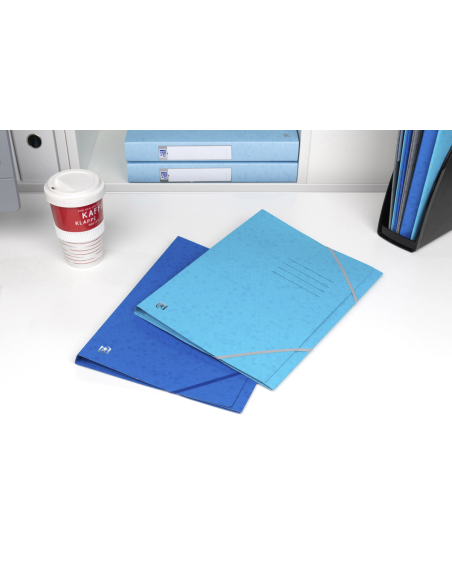 400116323-10,Dosar mapa oxford topfile a4 200f pefc turcoaz - Set 10