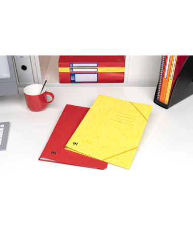 400116329-10,Dosar mapa oxford topfile a4 200f pefc galben - Set 10