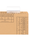 100552031,Portetichete dosar suspendat elba 13x50mm pvc transparent set50