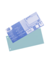 100205025,Separatoare carton oxford 10.5x24cm 190g/mp blue angel set100 albastru