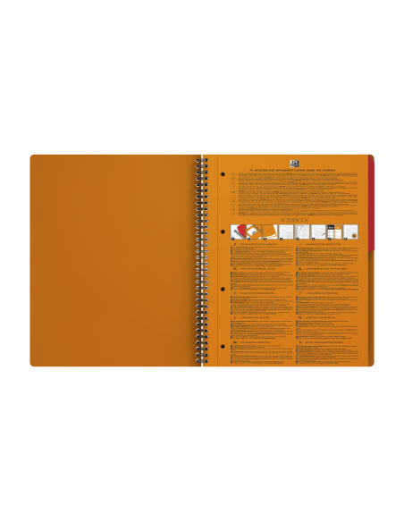 100102994,Agenda org oxford international active book a4+ 80f spira pefc dictando portocaliu