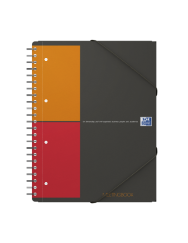 100100362-5,Agenda org oxford international meeting book a4+ 80f spira pefc patratele gri - Set 5