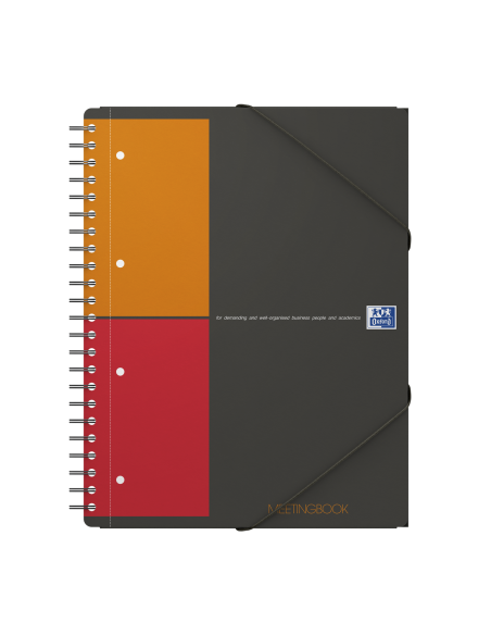 100100362-5,Agenda org oxford international meeting book a4+ 80f spira pefc patratele gri - Set 5