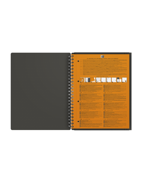 100100362-5,Agenda org oxford international meeting book a4+ 80f spira pefc patratele gri - Set 5