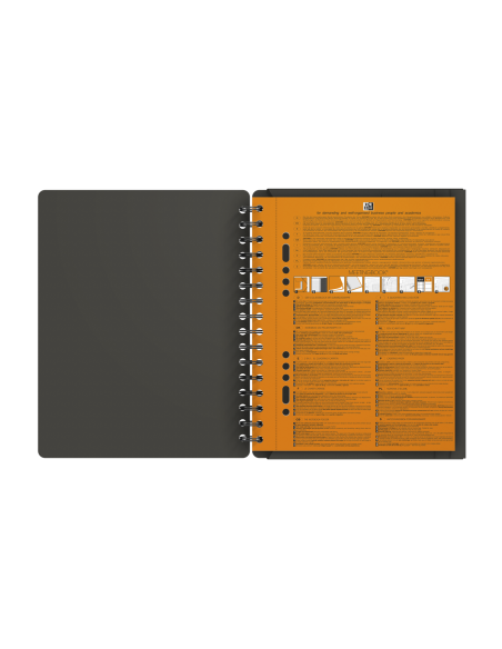 100102104-5,Agenda org oxford international meeting book a5+ 80f spira pefc patratele gri - Set 5
