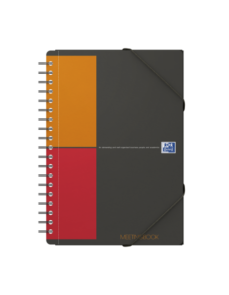 400080788,Agenda org oxford international meeting book b5 80f spira pefc patratele gri