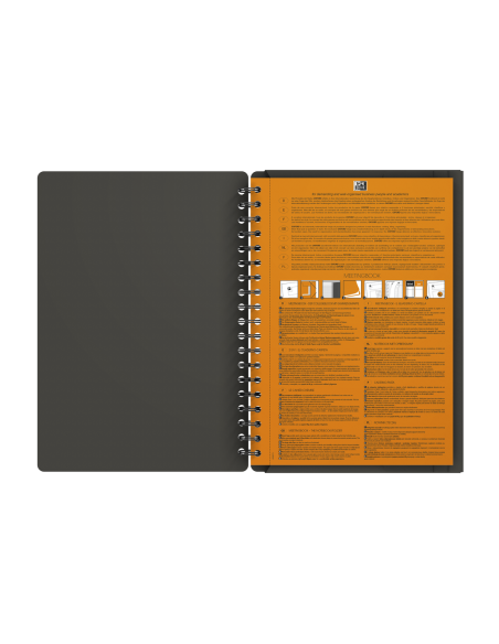 400080788,Agenda org oxford international meeting book b5 80f spira pefc patratele gri